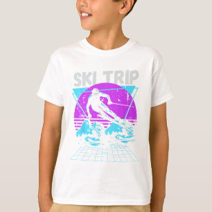 Camiseta Viagem de Esqui 2025 - Férias de Esqui na Neve par