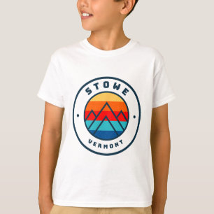 Camiseta Viagem de esqui de família de neve de Stowe Vermon