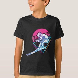 Camiseta Viagem de Esqui Esquiando Retro Vintage 80s 90s