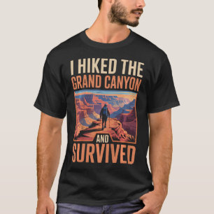 Camiseta Viagem de Família à Montanha: Eu Caminhei no Grand