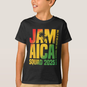 Camiseta Viagem de Férias da Equipe de Formatura da Jamaica