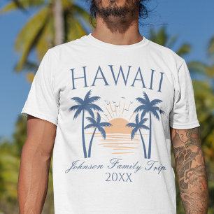 Camiseta Viagem de Férias da Família Hawaii - T-Shirt