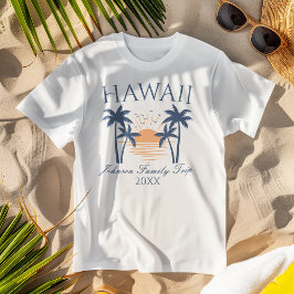 Camiseta Viagem de Férias da Família Hawaii - T-Shirt