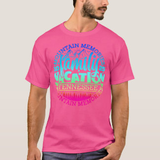 Camiseta Viagem de férias da família Tennessee 2025 Mountai