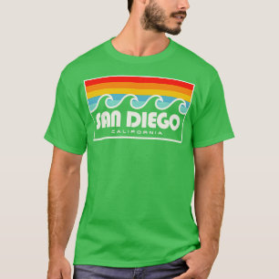 Camiseta Viagem de férias de San Diego California - Ondas r