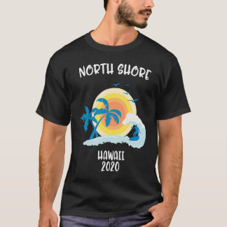 Camiseta Viagem de férias de surf na praia da família da co