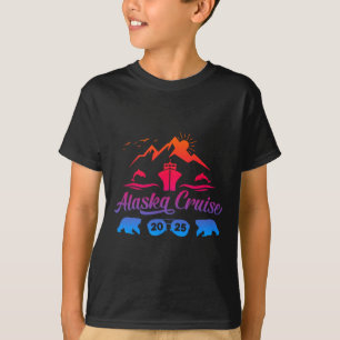 Camiseta Viagem de férias de verão da família Alaska Cruise