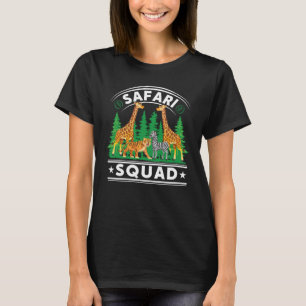 Camiseta Viagem de férias em família com animais africanos