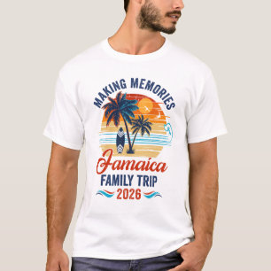 Camiseta Viagem de Férias em Família na Jamaica 2026 Criand