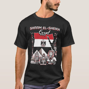 Camiseta Viagem de férias em família Souveni Sharm El-sheik
