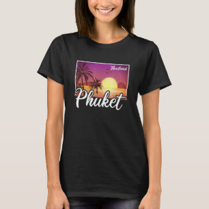 Camiseta Viagem de férias na Tailândia vintage, praia taila