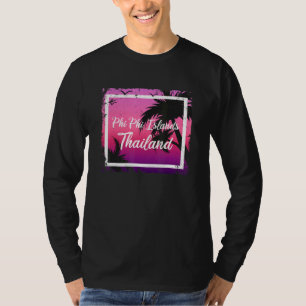 Camiseta Viagem de férias vintage Tailândia Ásia Tailandesa
