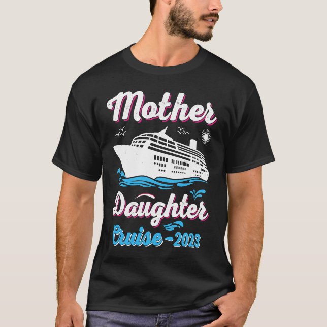 Camiseta Viagem De Filha Da Mãe E Cruzeiro De Filha Da Mãe  (Frente)