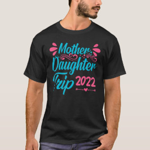 Camiseta Viagem de Filha Mãe 2022 Festival de Verão Água