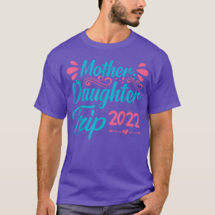 Camiseta Viagem de Filha Mãe 2022 Festival de Verão Água