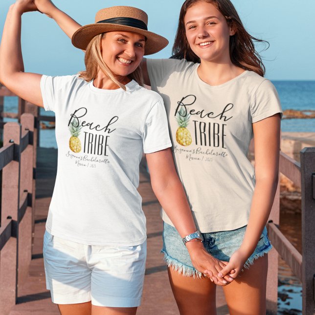 Camiseta Viagem de Garotas da Tribo da Praia Férias de Solt (Criador carregado)