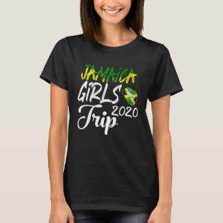 Camiseta Viagem de garotas Jamaica 2020 para mulheres despe