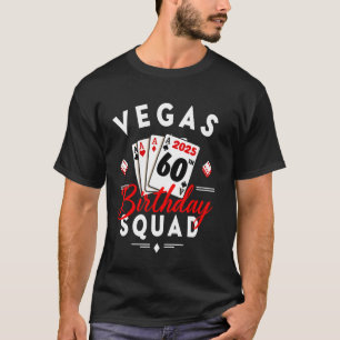 Camiseta Viagem de Garotas para Las Vegas 2025 É Meu 60º An