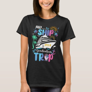 Camiseta Viagem de Graduação Retro Cruise de Verão Correspo