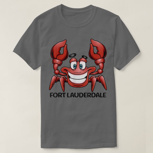 Camiseta Viagem de Grupo de Férias de Praia da Fort Lauderd (Frente do Design)