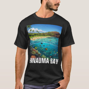 Camiseta Viagem de Hanauma Bay Oahu Hawaii