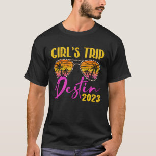 Camiseta Viagem de Menina Destino Flórida 2023 Correspondên
