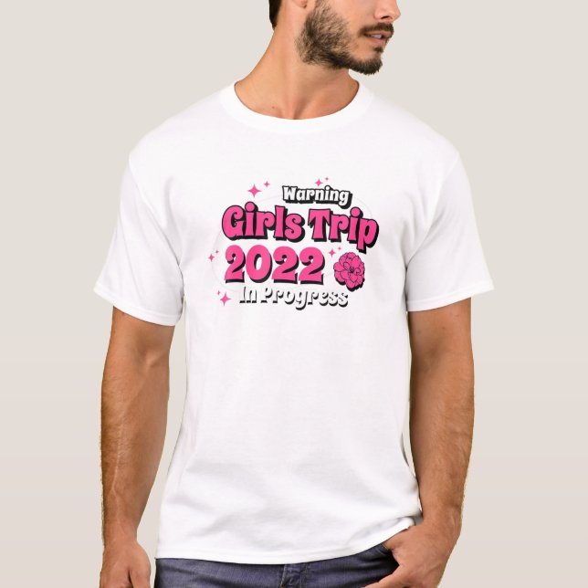 Camiseta Viagem De Meninas 2022 Em Curso Besties Correspond (Frente)