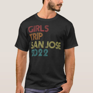 Camiseta Viagem de Meninas 2022 San Jose, Fenda na Califórn