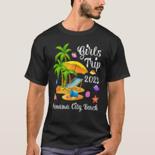 Camiseta Viagem de Meninas 2023 Férias Palmeira Flórida Pan