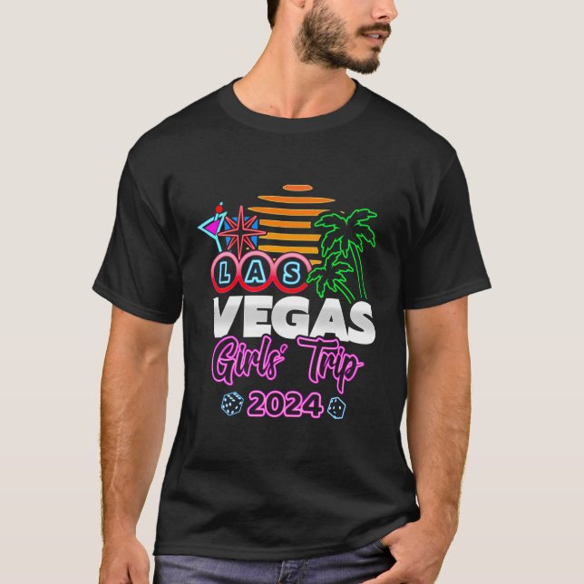 Camiseta Viagem De Meninas 2024 - Festa Em Las Vegas - Meni (Frente)