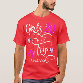 Camiseta Viagem de Meninas 2024 Nova Orleans Louisiana