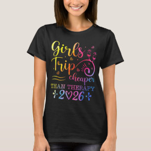 Camiseta Viagem de Meninas 2026 Irmã Mulheres Amigas Férias