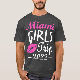 Camiseta Viagem de Meninas a Miami 2022 Festa de Despedida 