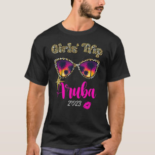 Camiseta Viagem de Meninas Aruba 2023 para Fim de Semana de