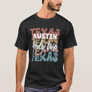 Camiseta Viagem de Meninas Austin Texas 2025 Grupo Correspo