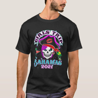 Camiseta Viagem de Meninas Bahamas 2021 Festa de Despedida