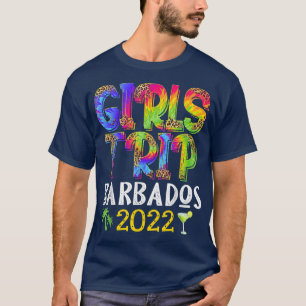 Camiseta Viagem de Meninas Barbados 2022 Despedida de Solte