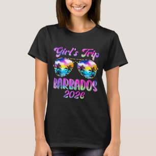 Camiseta Viagem de Meninas Barbados 2026 Viagem de Fim de S
