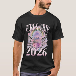 Camiseta Viagem de Meninas Cruzeiro de Férias de 2026 Amiga