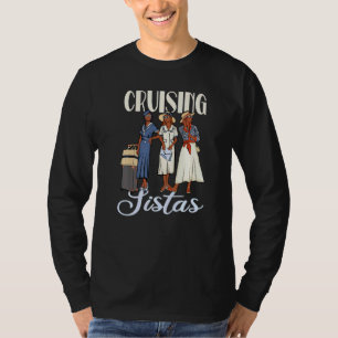 Camiseta Viagem de Meninas Cruzeiros Sistas Cruzeiro Para V