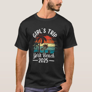 Camiseta Viagem de Meninas de Férias de Verão 2025 Maine Yo
