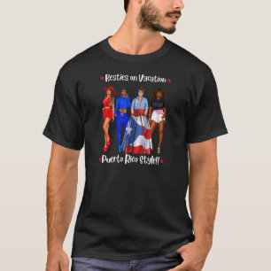 Camiseta Viagem de Meninas de Porto Rico para Mulheres Fest