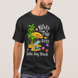 Camiseta Viagem de Meninas Férias de Verão 2025 Flórida Sie