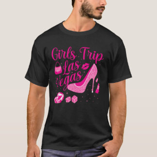 Camiseta Viagem de Meninas Fim de Semana em Las Vegas Despe