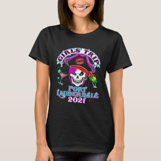Camiseta Viagem de Meninas Ft Lauderdale 2021 Festa de Desp