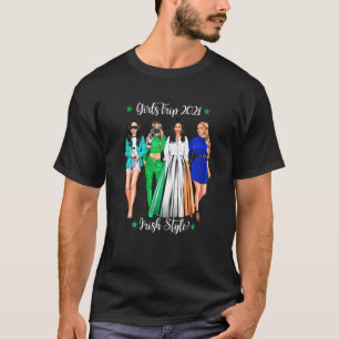 Camiseta Viagem de Meninas Irlandesas Férias de Mulheres Ga