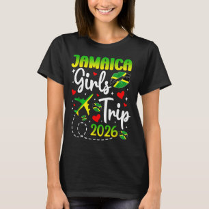 Camiseta Viagem de Meninas Jamaicana das Mulheres 2026 Féri