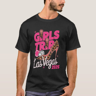 Camiseta Viagem de Meninas para Las Vegas 2025 Vegas Baby F