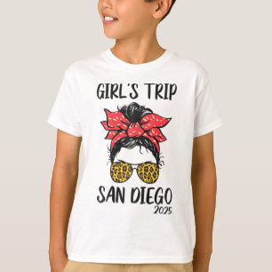 Camiseta Viagem de Meninas San Diego 2025 Férias Fim de Sem