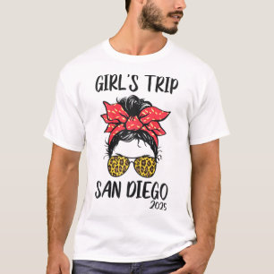 Camiseta Viagem de Meninas San Diego 2025 Férias Fim de Sem